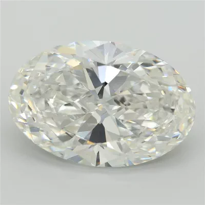 13.58ct F VVS2 Rare Carat Ideal Cut Oval Lab Grown Diamond