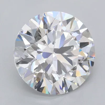 3.04ct D FL Rare Carat Ideal Cut Round Lab Grown Diamond