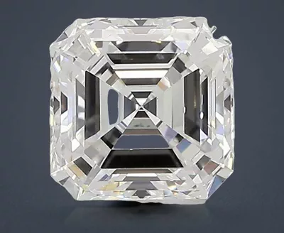 2.09ct E VS1 Rare Carat Ideal Cut Asscher Lab Grown Diamond