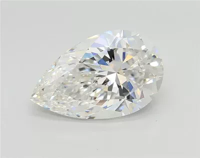 2.08ct F VVS2 Rare Carat Ideal Cut Pear Lab Grown Diamond
