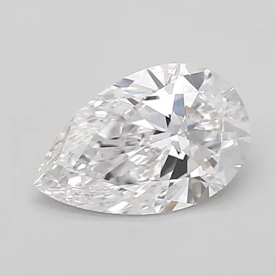 1.04ct D VVS2 Rare Carat Ideal Cut Pear Lab Grown Diamond