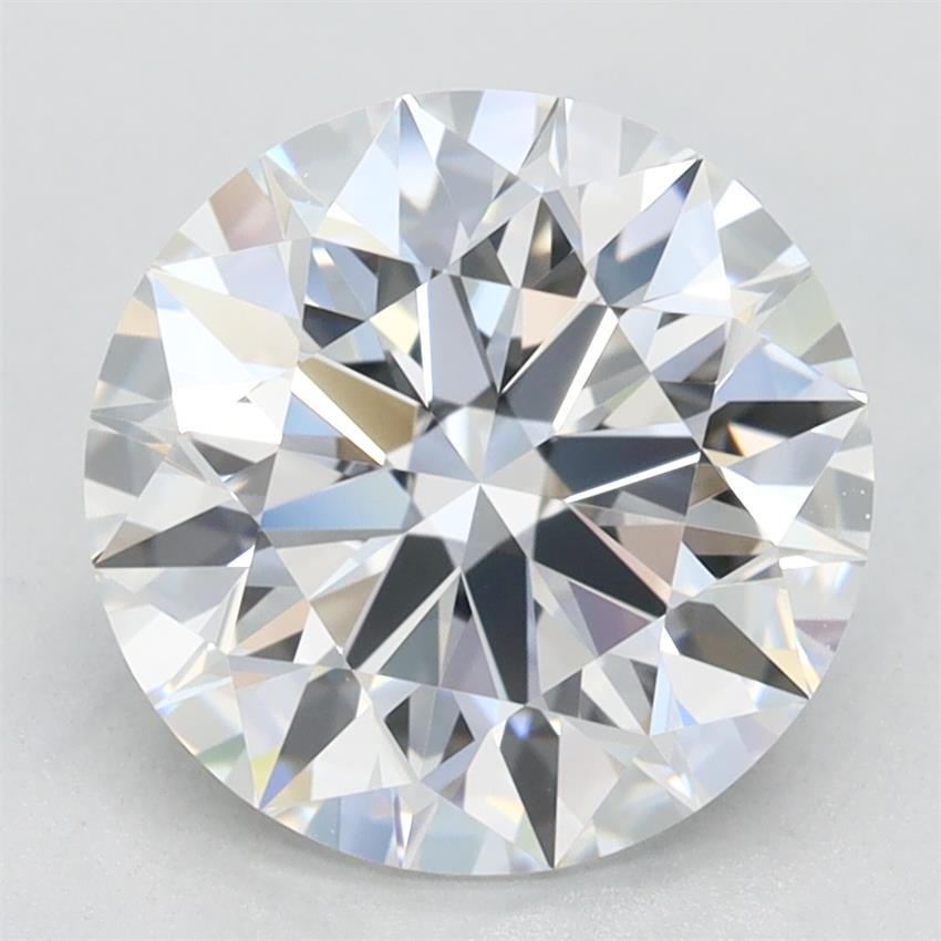 2.68ct D VVS1 Rare Carat Ideal Cut Round Lab Grown Diamond