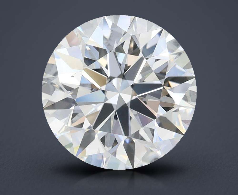 2.68ct D VVS1 Rare Carat Ideal Cut Round Lab Grown Diamond