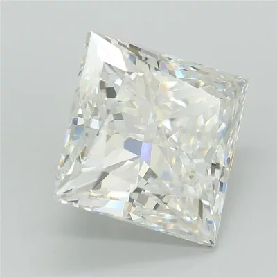5.03ct F VS1 Rare Carat Ideal Cut Princess Lab Grown Diamond