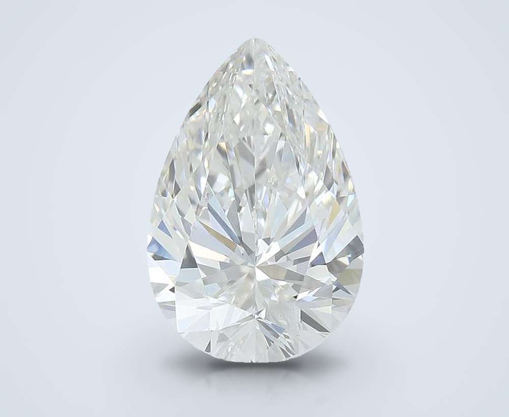 2.21ct G VVS2 Rare Carat Ideal Cut Pear Lab Grown Diamond