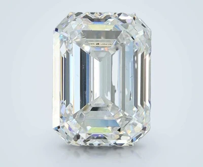 1.51ct D SI1 Rare Carat Ideal Cut Emerald Lab Grown Diamond