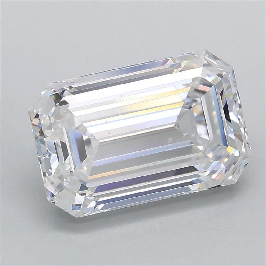 2.07ct E VS1 Rare Carat Ideal Cut Emerald Lab Grown Diamond