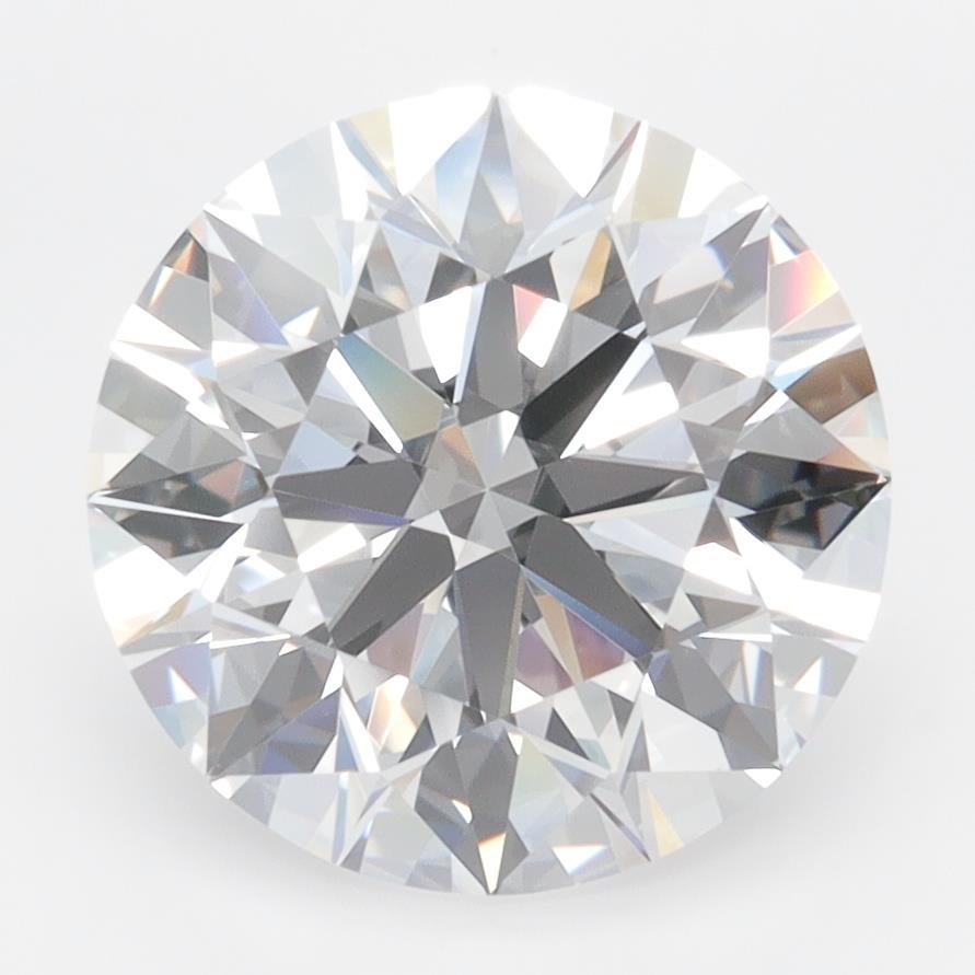 3.10ct D FL Rare Carat Ideal Cut Round Lab Grown Diamond