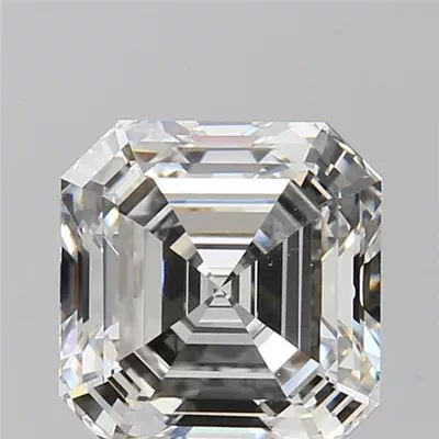 1.89ct F VS1 Rare Carat Ideal Cut Asscher Lab Grown Diamond