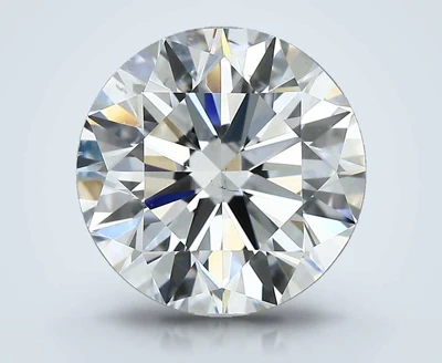 2.04ct E SI1 Rare Carat Ideal Cut Round Diamond