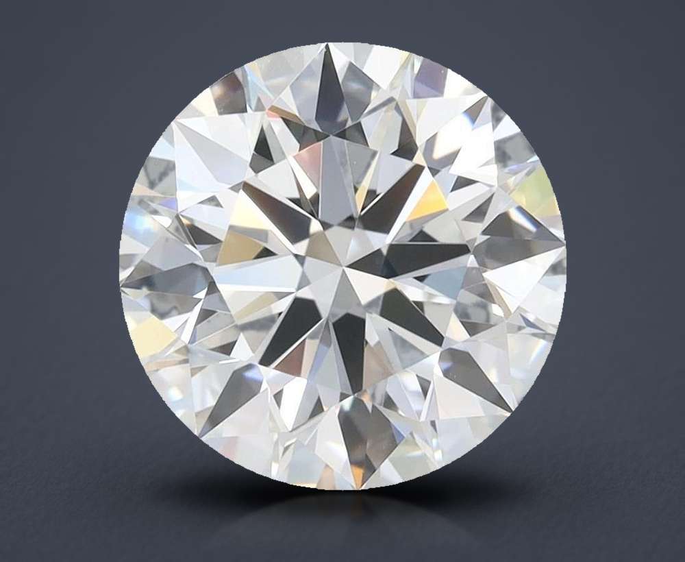2.69ct D VVS1 Rare Carat Ideal Cut Round Lab Grown Diamond