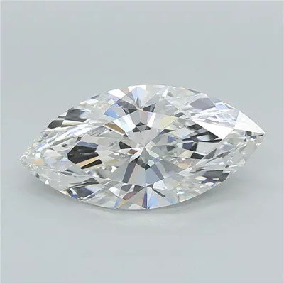 3.00ct F VS1 Rare Carat Ideal Cut Marquise Lab Grown Diamond
