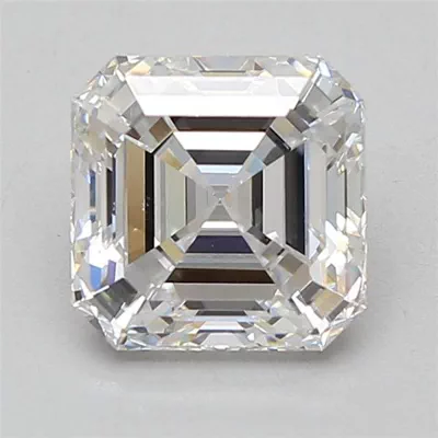 2.81ct D VVS2 Rare Carat Ideal Cut Asscher Lab Grown Diamond