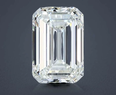 3.52ct J VS1 Rare Carat Ideal Cut Emerald Diamond