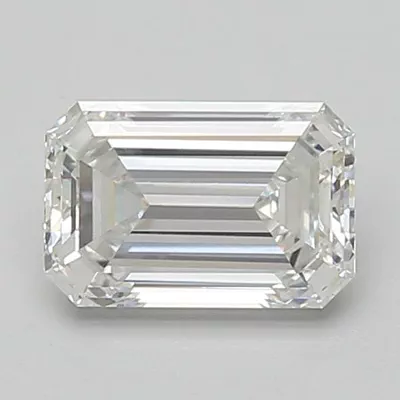1.46ct D VS1 Rare Carat Ideal Cut Emerald Lab Grown Diamond