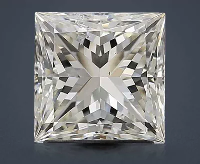 2.01ct K SI2 Rare Carat Ideal Cut Princess Diamond