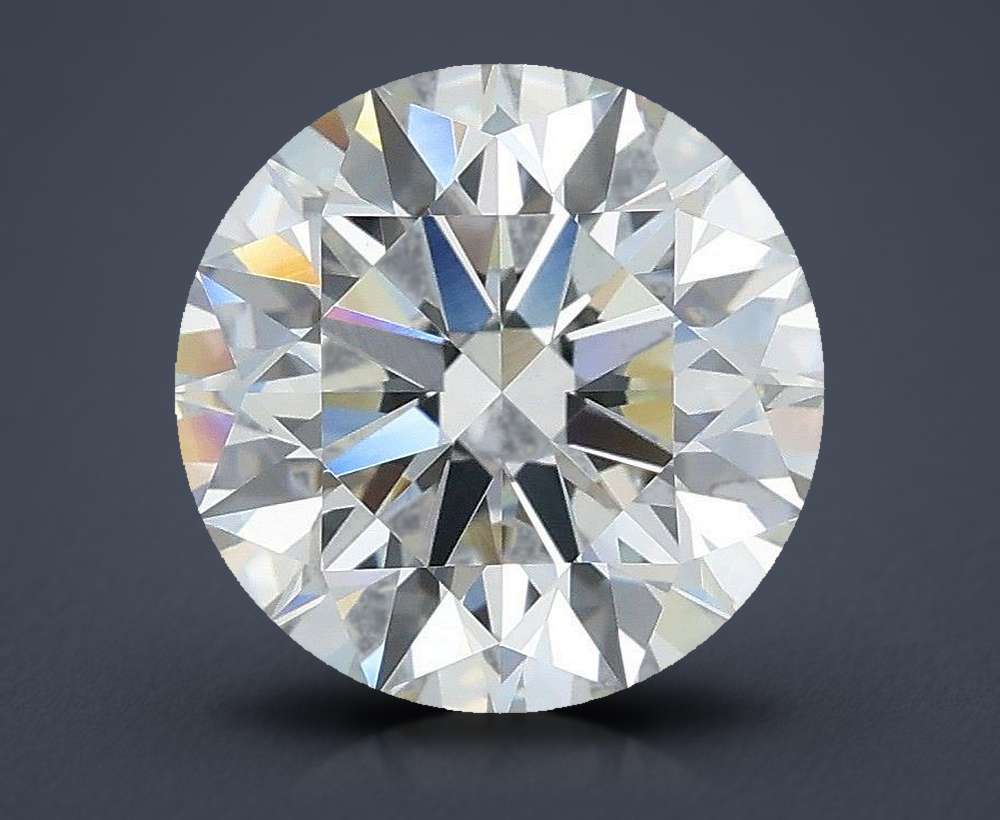 2.55ct H VVS2 Rare Carat Ideal Cut Round Lab Grown Diamond