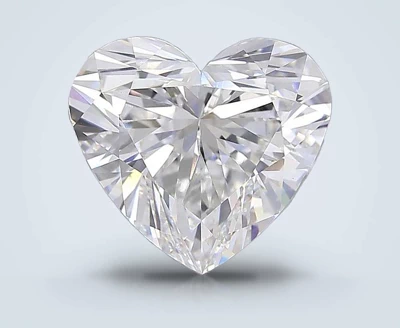 7.26ct F VS1 Rare Carat Ideal Cut Heart Lab Grown Diamond