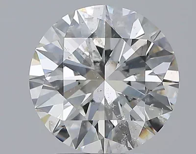 3.01ct G SI2 Rare Carat Ideal Cut Round Diamond