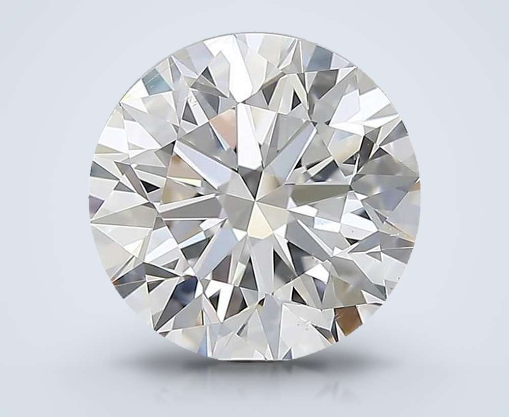 2.70ct E SI1 Excellent Cut Round Diamond