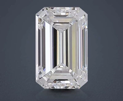 2.04ct E VVS1 Rare Carat Ideal Cut Emerald Lab Grown Diamond