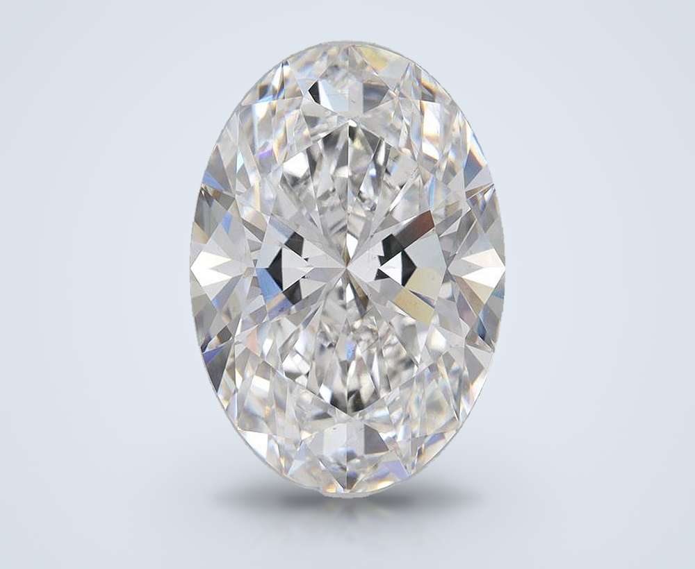 11.55ct F VS2 Rare Carat Ideal Cut Oval Lab Grown Diamond