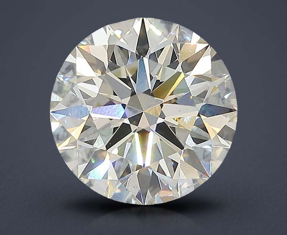 3.01ct J VS2 Rare Carat Ideal Cut Round Lab Grown Diamond