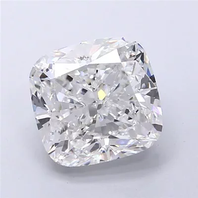3.01ct E VVS2 Rare Carat Ideal Cut Cushion Lab Grown Diamond