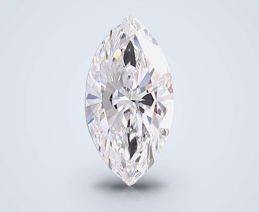 3.09ct F VVS2 Rare Carat Ideal Cut Marquise Lab Grown Diamond