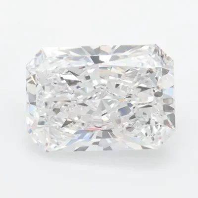 2.08ct D VVS1 Rare Carat Ideal Cut Radiant Lab Grown Diamond