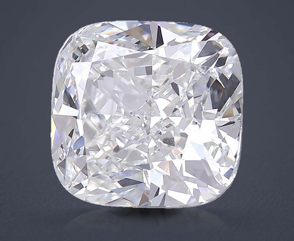 15.09ct F VVS2 Rare Carat Ideal Cut Cushion Lab Grown Diamond