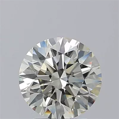 2.10ct K IF Rare Carat Ideal Cut Round Diamond