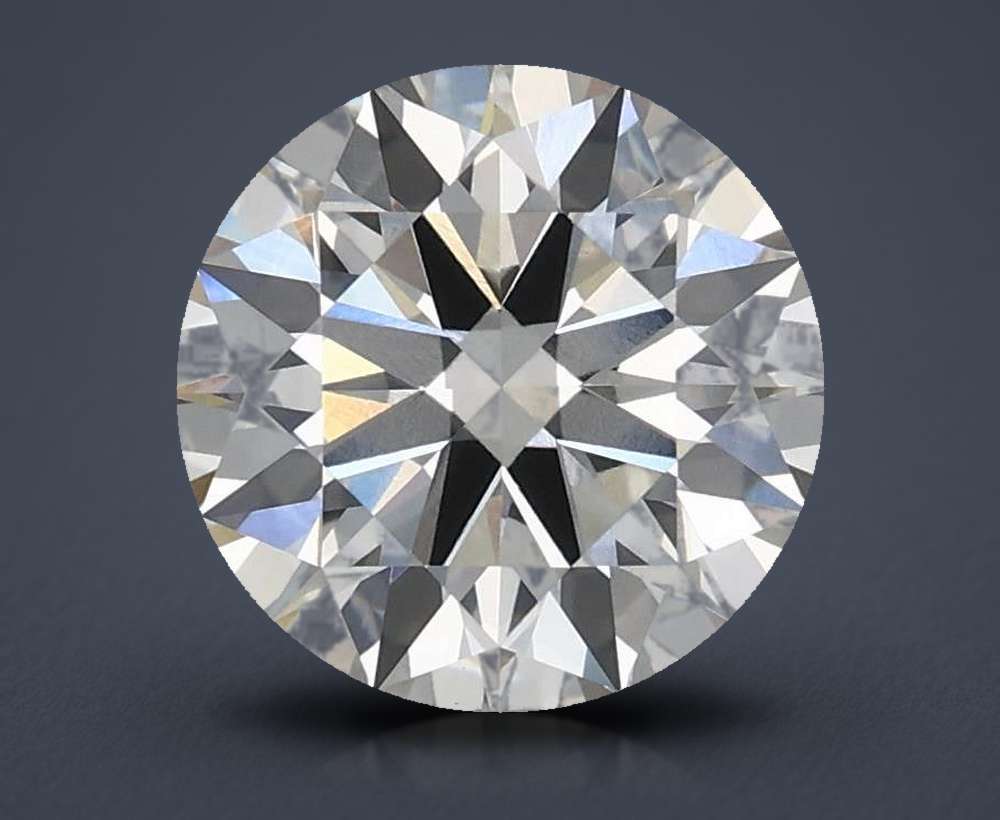 2.66ct H VVS2 Rare Carat Ideal Cut Round Lab Grown Diamond