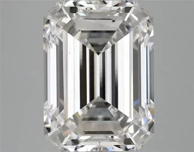 4.08ct H VS2 Excellent Cut Emerald Lab Grown Diamond