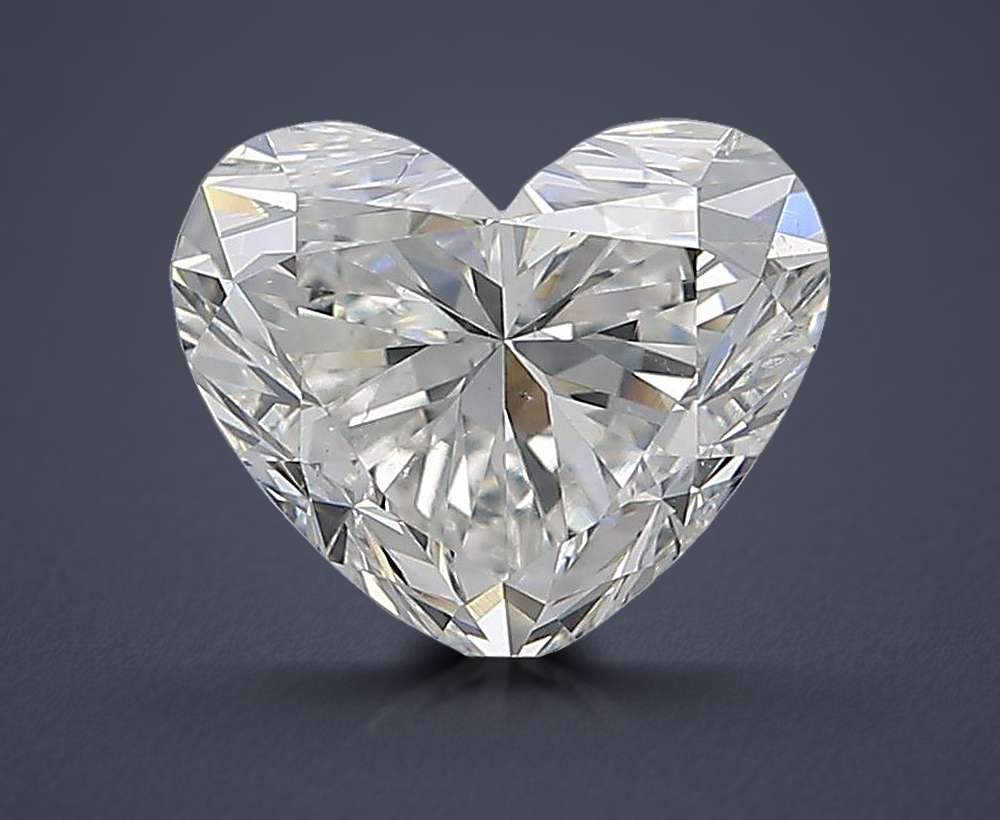 2.50ct I SI2 Rare Carat Ideal Cut Heart Diamond