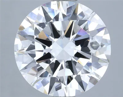 3.70ct F SI1 Excellent Cut Round Diamond