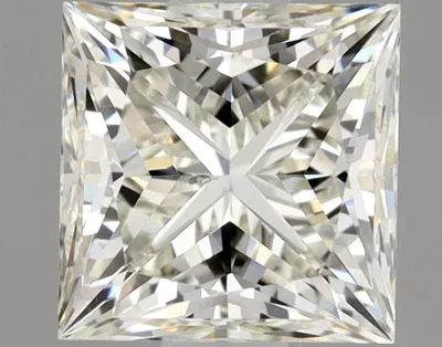1.01ct K SI2 Rare Carat Ideal Cut Princess Diamond