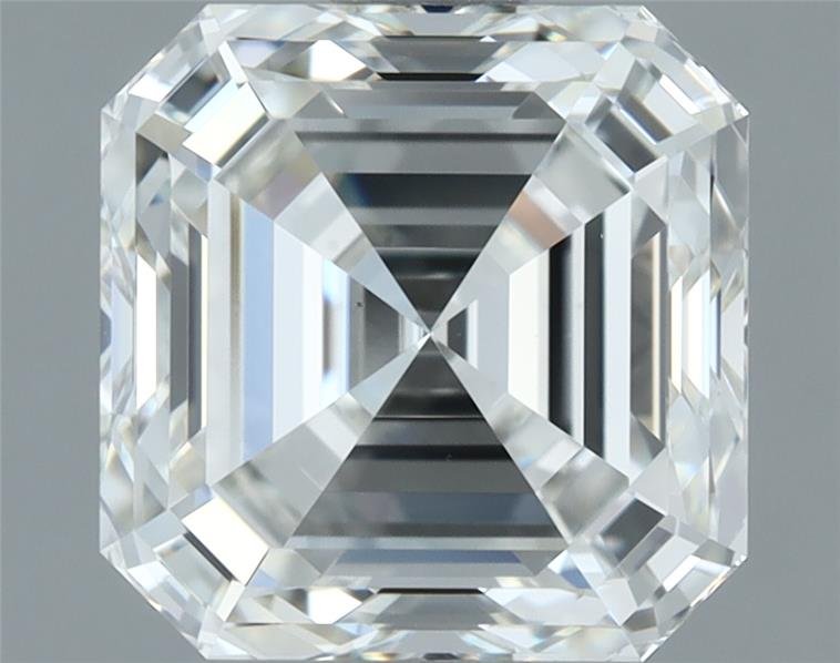 2.03ct I VS1 Rare Carat Ideal Cut Asscher Diamond