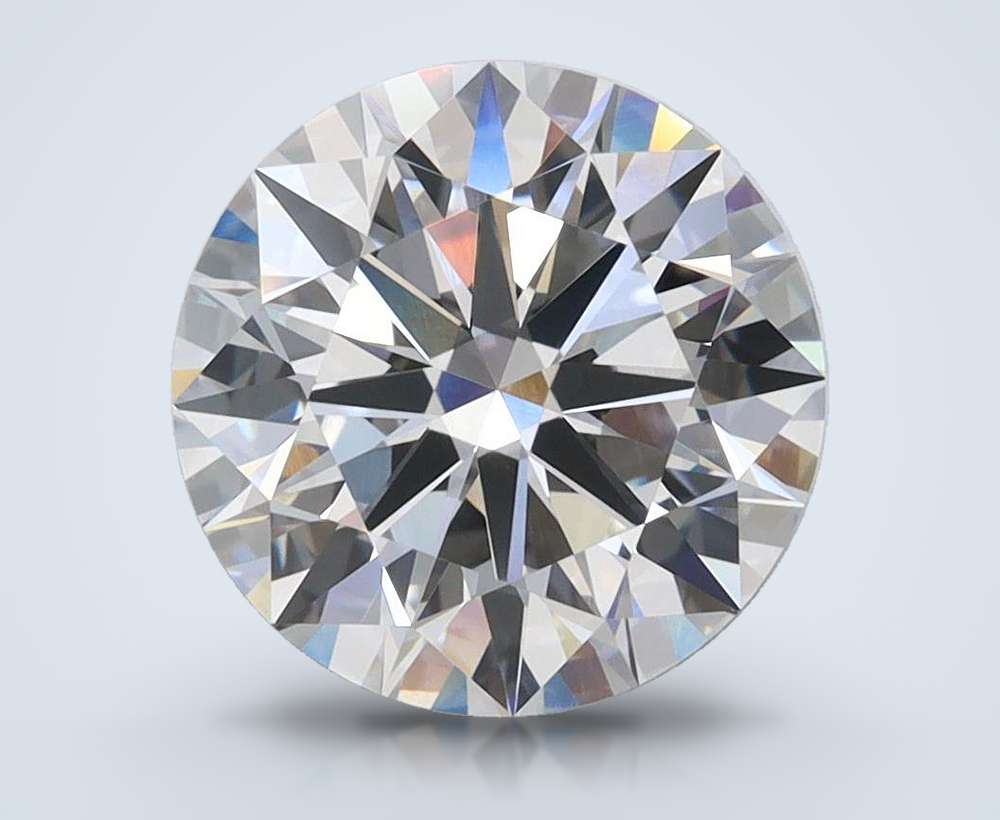 3.03ct E VVS1 Rare Carat Ideal Cut Round Lab Grown Diamond