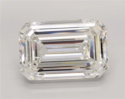 21.11ct F VS1 Rare Carat Ideal Cut Emerald Lab Grown Diamond