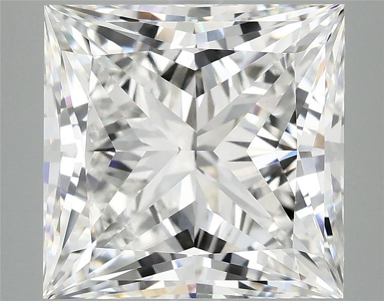 7.41ct E VVS2 Rare Carat Ideal Cut Princess Lab Grown Diamond