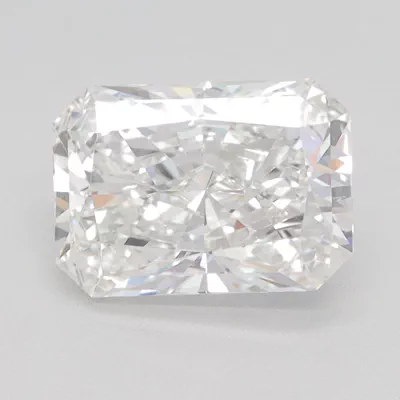 2.10ct G IF Rare Carat Ideal Cut Radiant Lab Grown Diamond