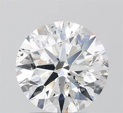 2.03ct E SI2 Rare Carat Ideal Cut Round Diamond