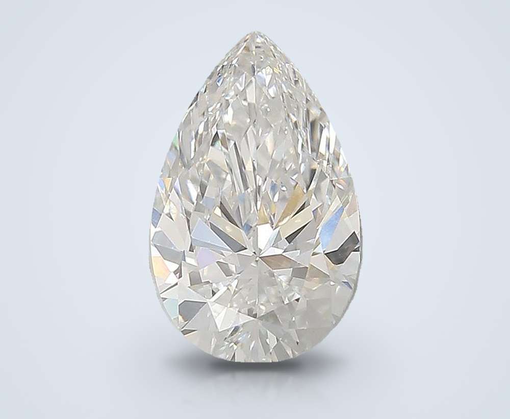 1.76ct E VVS2 Rare Carat Ideal Cut Pear Lab Grown Diamond