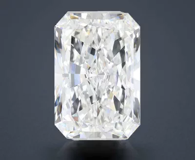 12.71ct F VVS2 Rare Carat Ideal Cut Radiant Lab Grown Diamond