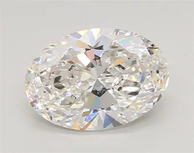 2.07ct F VVS2 Rare Carat Ideal Cut Oval Lab Grown Diamond