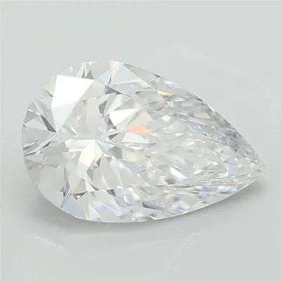 1.58ct D VS1 Rare Carat Ideal Cut Pear Lab Grown Diamond