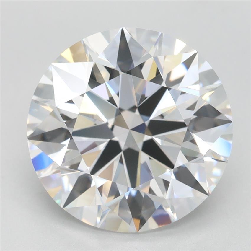 4.01ct D FL Rare Carat Ideal Cut Round Lab Grown Diamond