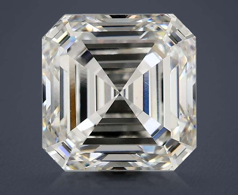 3.03ct F VS1 Excellent Cut Asscher Lab Grown Diamond