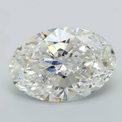 6.09ct G VS1 Rare Carat Ideal Cut Oval Lab Grown Diamond